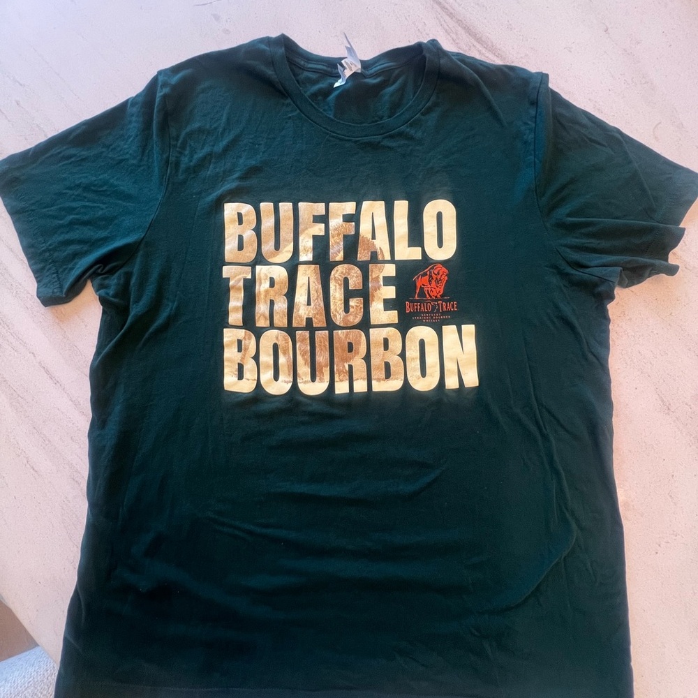 Buffalo Trace Bella Canvas Forest Green  Tee